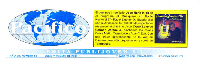 Publicidad Carmen Jaramillo Carmen Jaramillo publicidad periódico Pacifico.